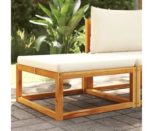 Sodo Pakoja Su Pagalvėlėmis, 65X65X29 cm Akacijos Masyvas