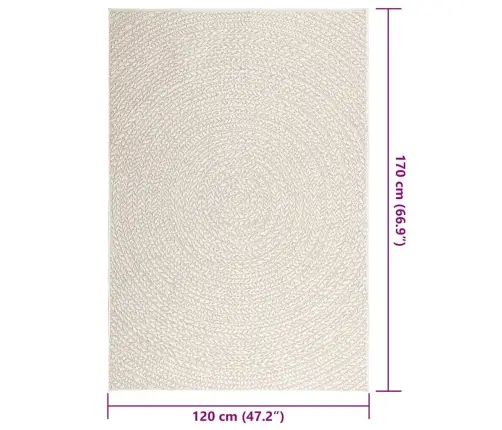 Kilimas Zizur, 120X170 cm Džiuto Imitacija, Vidaus Ir Lauko