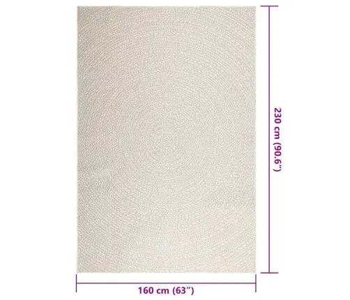 Paklājs Zizur, 160X230Cm Džutas Izskats Lietojams Telpās Un Ārā Vidaxl
