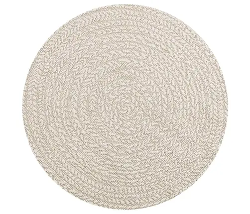 Paklājs Zizur, Ø 90 Cm, Džutas Stils, Lietojams Telpās Un Ārā Vidaxl Paklājs Zizur, Ø 90 Cm, Džutas Stils, Lietojams Telpās Un Ārā Vidaxl