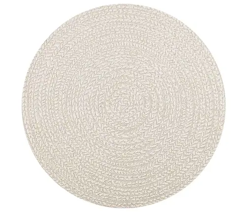 Paklājs Zizur, Ø 120 Cm, Džutas Stils, Lietojams Telpās Un Ārā Vidaxl Paklājs Zizur, Ø 120 Cm, Džutas Stils, Lietojams Telpās Un Ārā Vidaxl