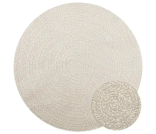 Paklājs Zizur, Ø 160 Cm, Džutas Stils, Lietojams Telpās Un Ārā Vidaxl Paklājs Zizur, Ø 160 Cm, Džutas Stils, Lietojams Telpās Un Ārā Vidaxl