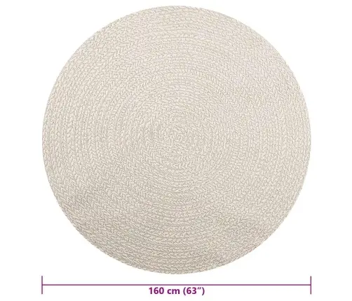 Paklājs Zizur, Ø 160 Cm, Džutas Stils, Lietojams Telpās Un Ārā Vidaxl Paklājs Zizur, Ø 160 Cm, Džutas Stils, Lietojams Telpās Un Ārā Vidaxl