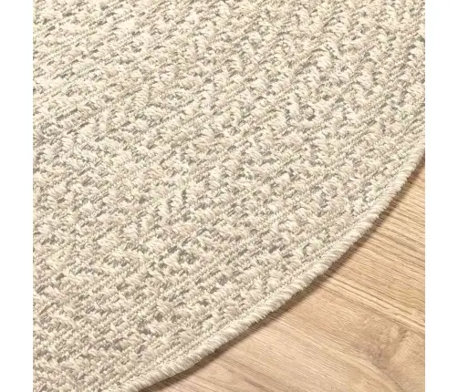 Paklājs Zizur, Ø 200 Cm, Džutas Stils, Lietojams Telpās Un Ārā Vidaxl