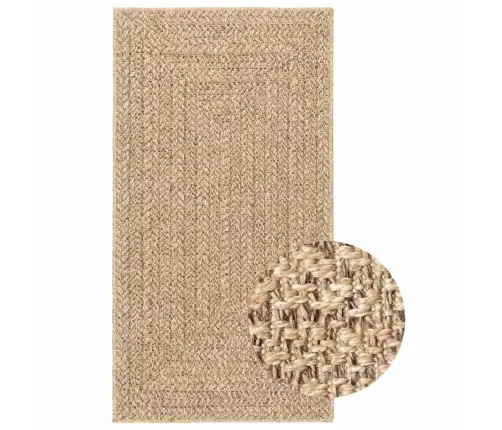 Paklājs Zizur, 80X150 Cm, Džutas Stils, Lietojams Telpās Un Ārā Vidaxl