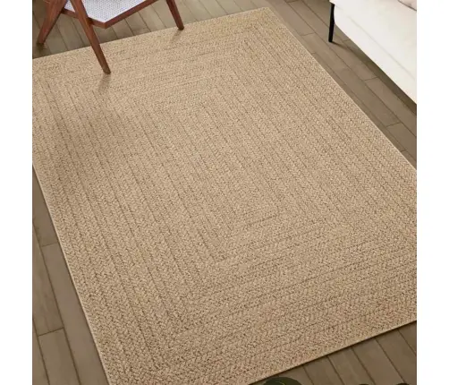 Vaip "Zizur", Beež, 200X200 cm Džuudi Välimus, Tuppa Ja Õue Vaip "Zizur", Beež, 200X200 cm Džuudi Välimus, Tuppa Ja Õue