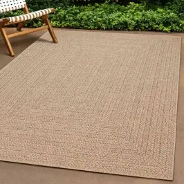 Paklājs Zizur, 200X200Cm Džutas Izskats Lietojams Telpās Un Ārā Vidaxl