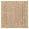 Paklājs Zizur, 240X240Cm Džutas Izskats Lietojams Telpās Un Ārā Vidaxl