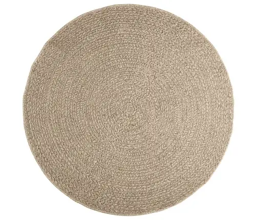 Paklājs Zizur, Ø 160 Cm, Džutas Stils, Lietojams Telpās Un Ārā Vidaxl