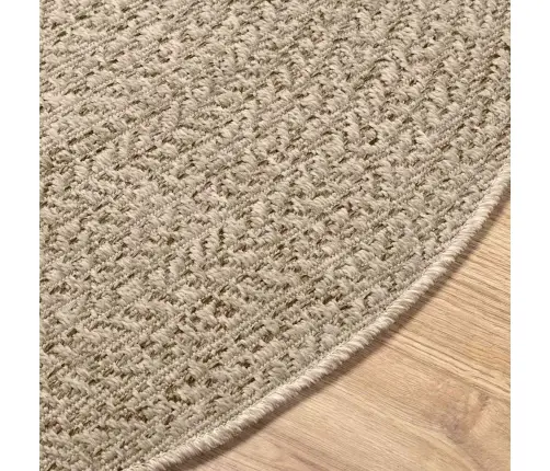 Kilimas Zizur, Ø 200 cm Džiuto Imitacija, Vidaus Ir Lauko