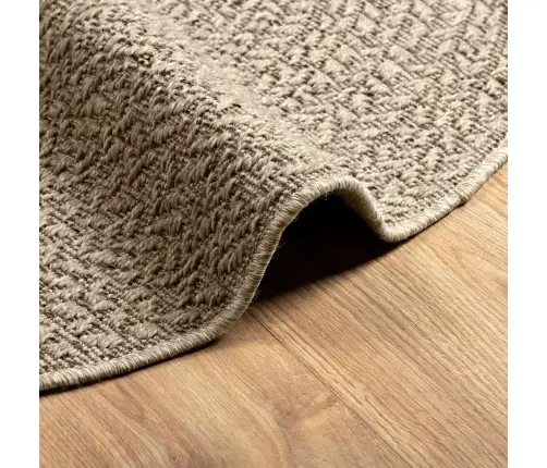 Kilimas Zizur, Ø 200 cm Džiuto Imitacija, Vidaus Ir Lauko