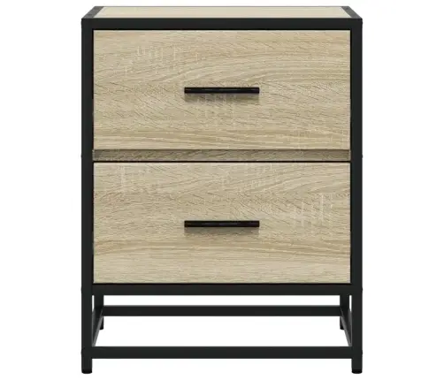 Naktinė Spintelė, Sonoma Ąžuolo, 40X31X50cm Apdirbta Mediena