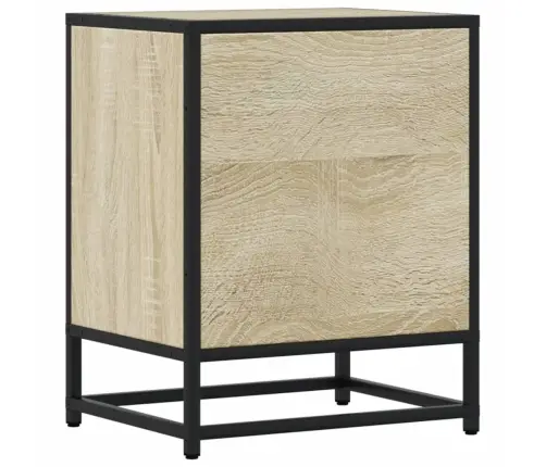 Naktinė Spintelė, Sonoma Ąžuolo, 40X31X50cm Apdirbta Mediena