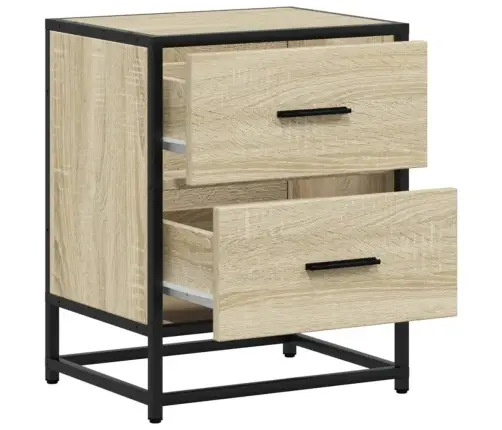 Naktinė Spintelė, Sonoma Ąžuolo, 40X31X50cm Apdirbta Mediena