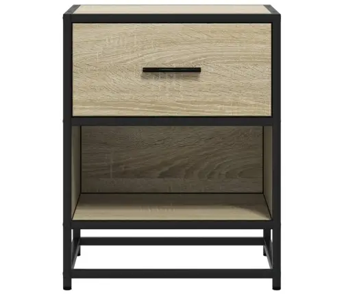 Naktsskapīši, 2 Gab., Ozolkoka, 40X31X50 Cm, Inženierijas Koks Vidaxl