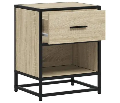 Naktsskapīši, 2 Gab., Ozolkoka, 40X31X50 Cm, Inženierijas Koks Vidaxl