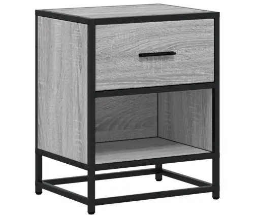 Naktsgaldiņi, 2 Gab., Pelēcīgi, 40X31X50 Cm, Inženierijas Koks Vidaxl