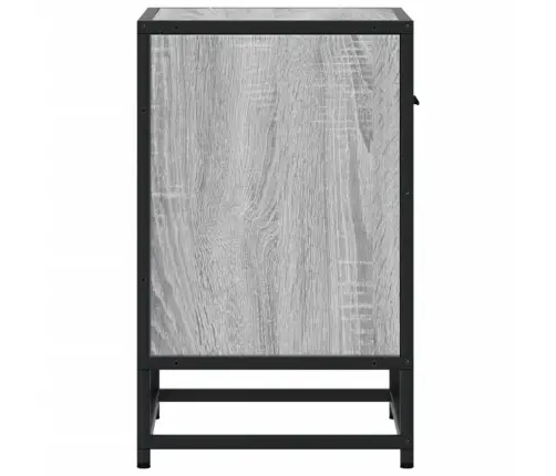 Naktsgaldiņi, 2 Gab., Pelēcīgi, 40X31X50 Cm, Inženierijas Koks Vidaxl