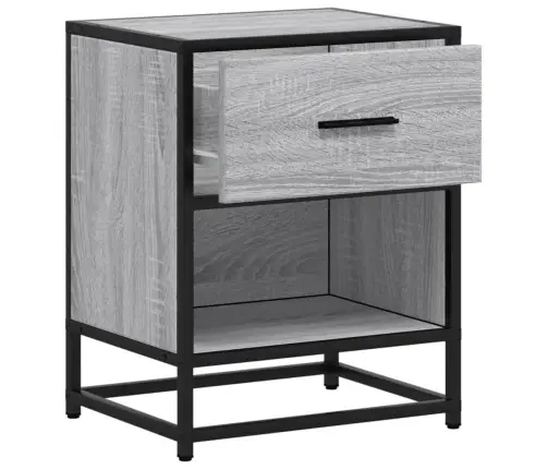 Naktsgaldiņi, 2 Gab., Pelēcīgi, 40X31X50 Cm, Inženierijas Koks Vidaxl