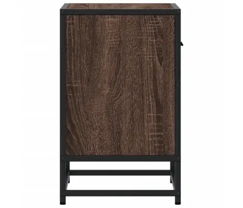 Naktinės Spintelės, 2Vnt., Rudos Ąžuolo, 40X31X50cm Mediena