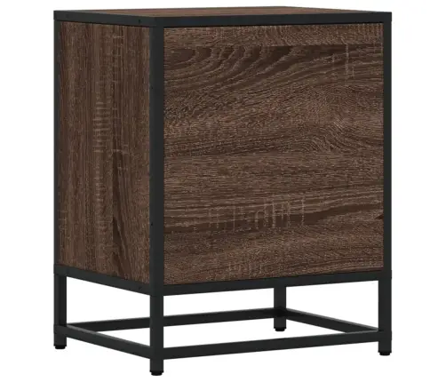 Naktinės Spintelės, 2Vnt., Rudos Ąžuolo, 40X31X50cm Mediena