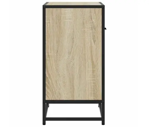 Naktsskapītis Sonoma Ozols 60X31X60 Cm Inženierijas Koks Metāls Vidaxl