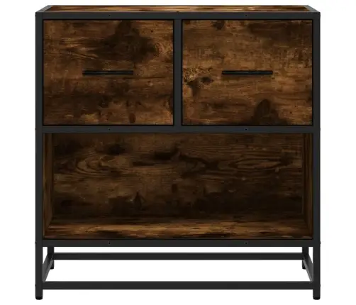 Öökapp Suitsutamm 60X31X60 Cm Konstrueeritud Puit Ja Metall