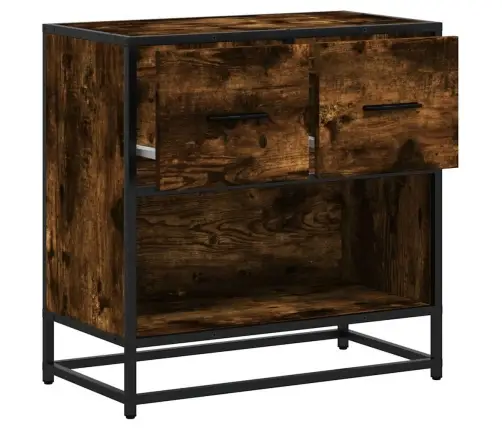 Öökapp Suitsutamm 60X31X60 Cm Konstrueeritud Puit Ja Metall