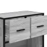 Voodikapp Hall Sonoma 60X31X60 cm Puidust Ja Metallist Voodikapp Hall Sonoma 60X31X60 cm Puidust Ja Metallist