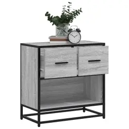 Voodikapp Hall Sonoma 60X31X60 cm Puidust Ja Metallist