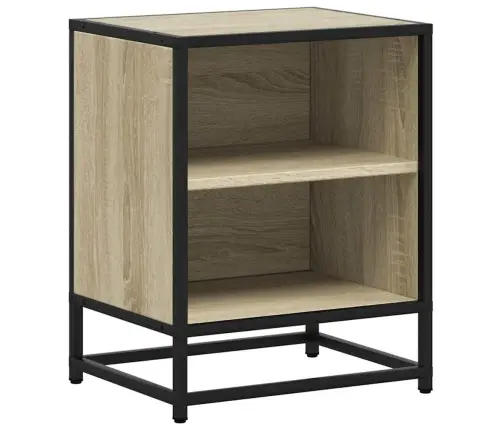 Naktsskapītis, 40X31X50 Cm, Inženierijas Koks Metāls Vidaxl