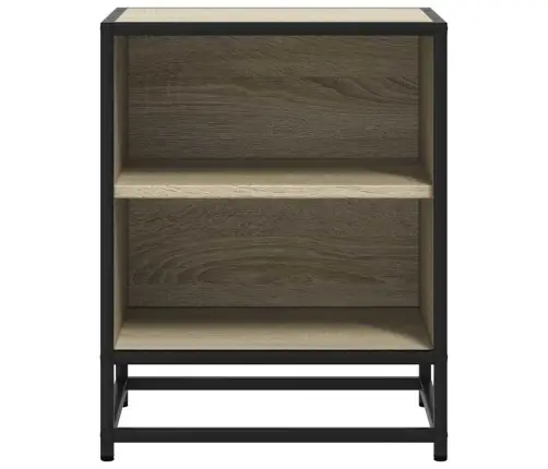 Naktsskapītis, 40X31X50 Cm, Inženierijas Koks Metāls Vidaxl