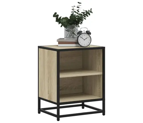 Lovos Spintelės 2 Vnt Sonoma Ąžuolas 40X31X50 Cm