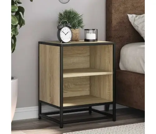 Lovos Spintelės 2 Vnt Sonoma Ąžuolas 40X31X50 Cm