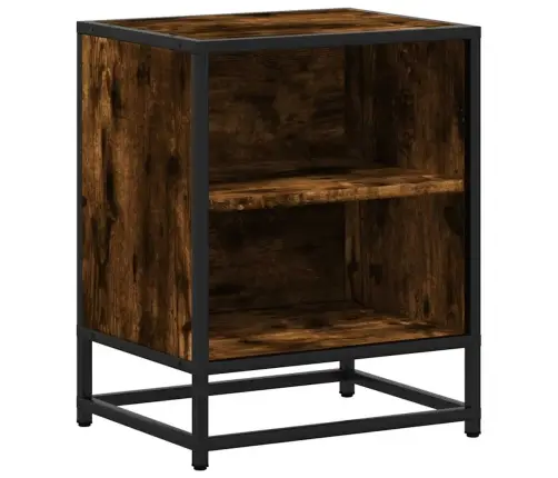 Öökapid 2 Tk Suitsutamm 40X31X50 Cm Tehniline Puit Ja Metall