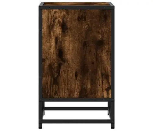 Öökapid 2 Tk Suitsutamm 40X31X50 Cm Tehniline Puit Ja Metall