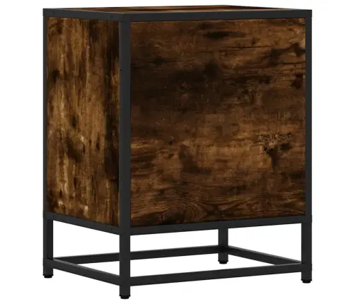 Öökapid 2 Tk Suitsutamm 40X31X50 Cm Tehniline Puit Ja Metall