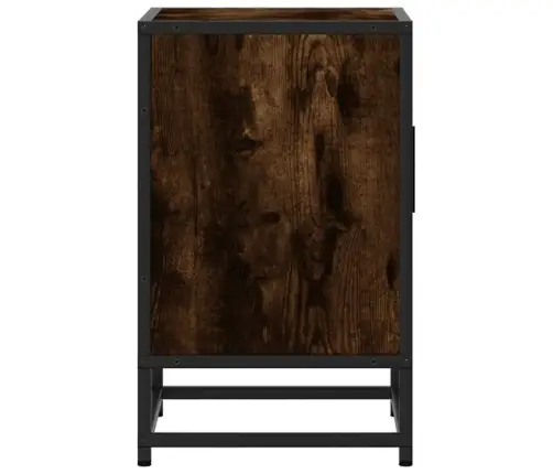 Öökapid 2 Tk Suitsutamm 40X31X50 Cm Tehniline Puit Ja Metall