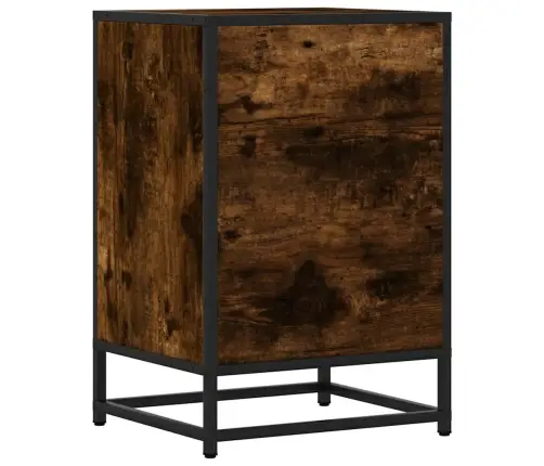 Naktsskapītis, 40X34,5X60 Cm, Inženierijas Koks Metāls Vidaxl