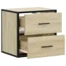 Seinale Paigaldatavad Öökapid 2 Tk Sonoma Tamm 40X31X39,5 Cm Seinale Paigaldatavad Öökapid 2 Tk Sonoma Tamm 40X31X39,5 Cm