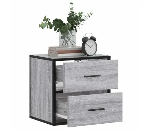 Sienas Naktsskapītis, Ozolkoka Krāsa, 40X31X39,5 Cm Vidaxl Sienas Naktsskapītis, Ozolkoka Krāsa, 40X31X39,5 Cm Vidaxl