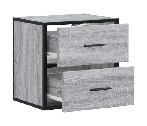 Seinale Kinnitatavad Öökapid 2 Tk Hall Sonoma 40X31X39,5 Cm