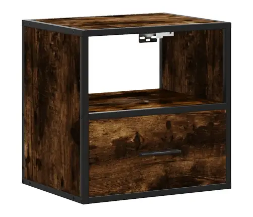 Sienas Naktsskapītis, Ozolkoka Krāsa, 40X31X39,5 Cm Vidaxl Sienas Naktsskapītis, Ozolkoka Krāsa, 40X31X39,5 Cm Vidaxl