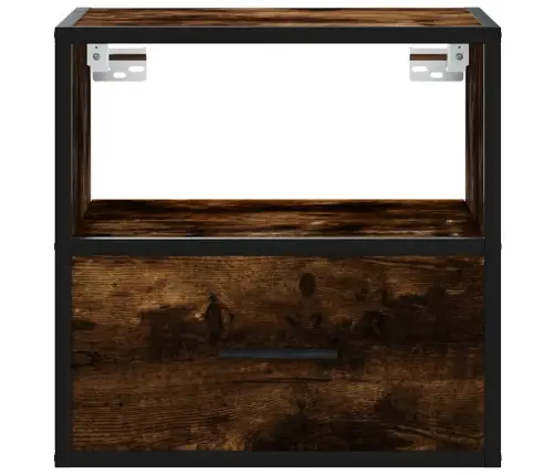 Sienas Naktsskapītis, Ozolkoka Krāsa, 40X31X39,5 Cm Vidaxl Sienas Naktsskapītis, Ozolkoka Krāsa, 40X31X39,5 Cm Vidaxl