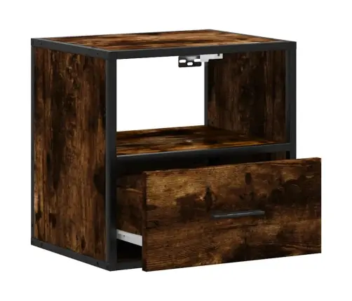 Sienas Naktsskapītis, Ozolkoka Krāsa, 40X31X39,5 Cm Vidaxl Sienas Naktsskapītis, Ozolkoka Krāsa, 40X31X39,5 Cm Vidaxl