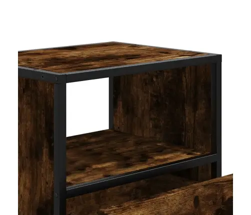 Sienas Naktsskapītis, 2 Gab., Ozolkoka Krāsa, 40X31X39,5 Cm Vidaxl