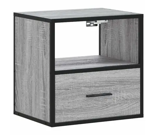 Sienas Naktsskapītis, Ozolkoka Krāsa, 40X31X39,5 Cm Vidaxl