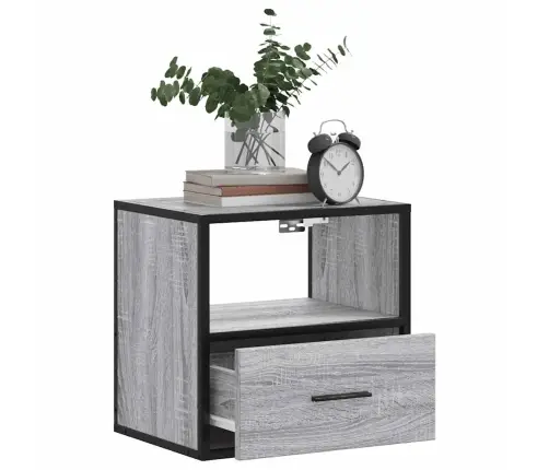 Sienas Naktsskapītis, Ozolkoka Krāsa, 40X31X39,5 Cm Vidaxl