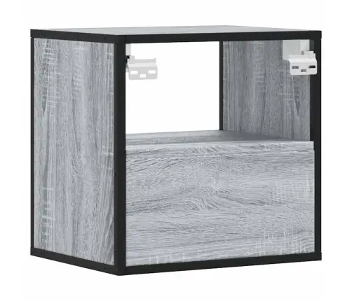 Sienas Naktsskapītis, Ozolkoka Krāsa, 40X31X39,5 Cm Vidaxl