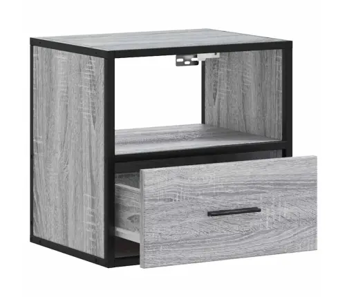 Sienas Naktsskapītis, Ozolkoka Krāsa, 40X31X39,5 Cm Vidaxl